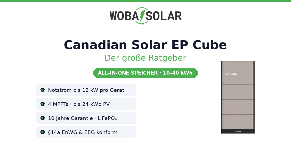 Canadian Solar EP Cube: Der große Ratgeber