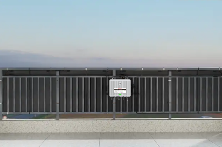 GoodWe Suncake 820 W Balkonkraftwerk Komplett-Set (inkl. Montage Set) zur 1 Person Montage