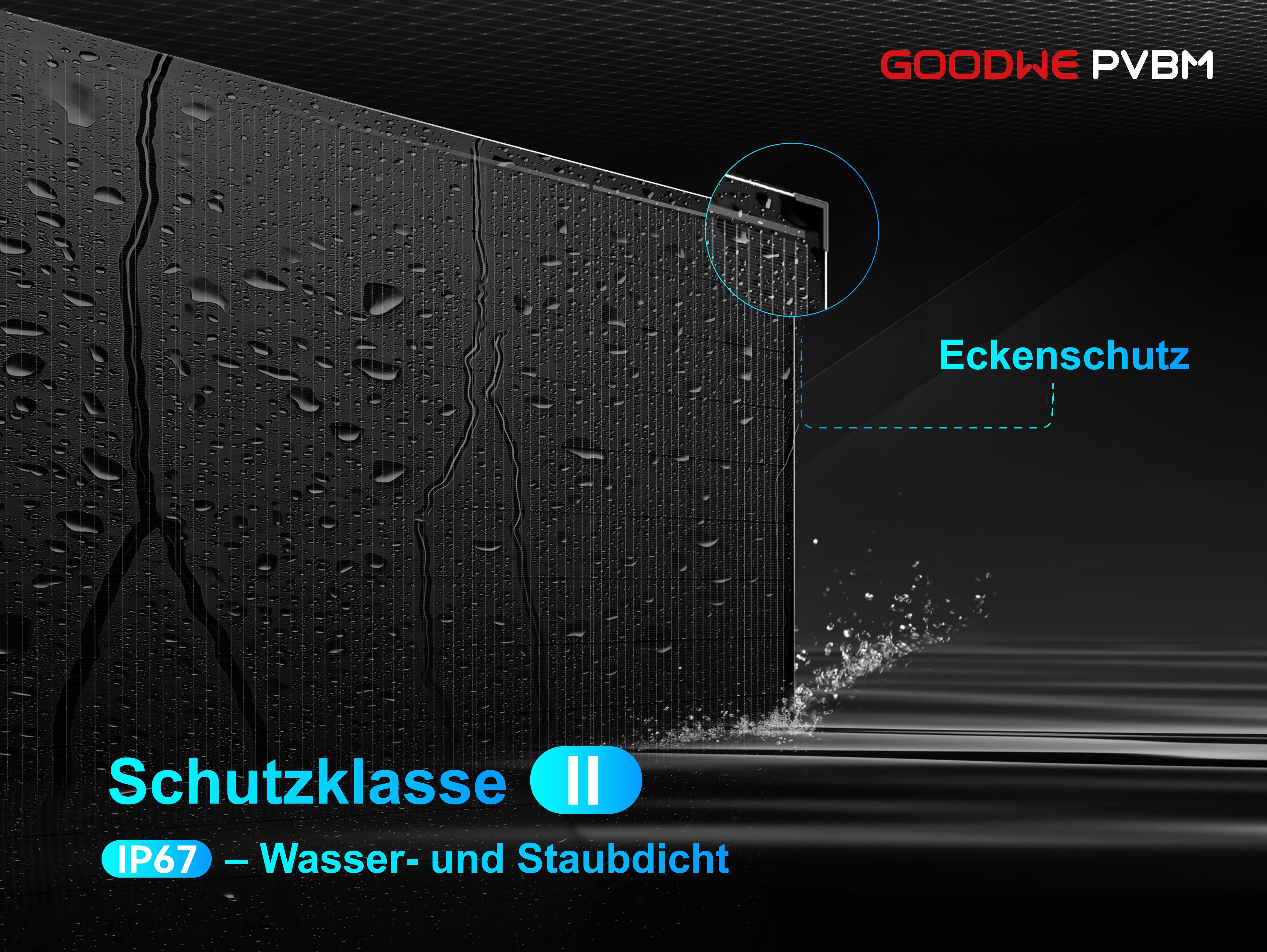 GoodWe Suncake 820 W Balkonkraftwerk Komplett-Set (inkl. Montage Set) zur 1 Person Montage