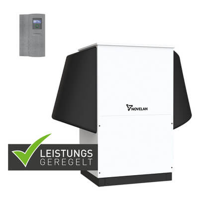 Novelan LAVS 12-WR Luft-Wasser-Wärmepumpe mit Schallschutz