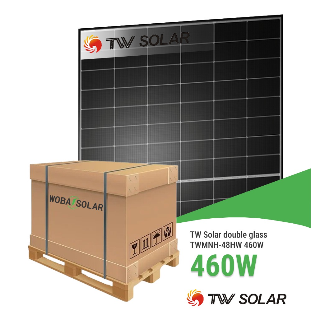 TW Solar Doppelglas TWMNH-48HW 460W black frame