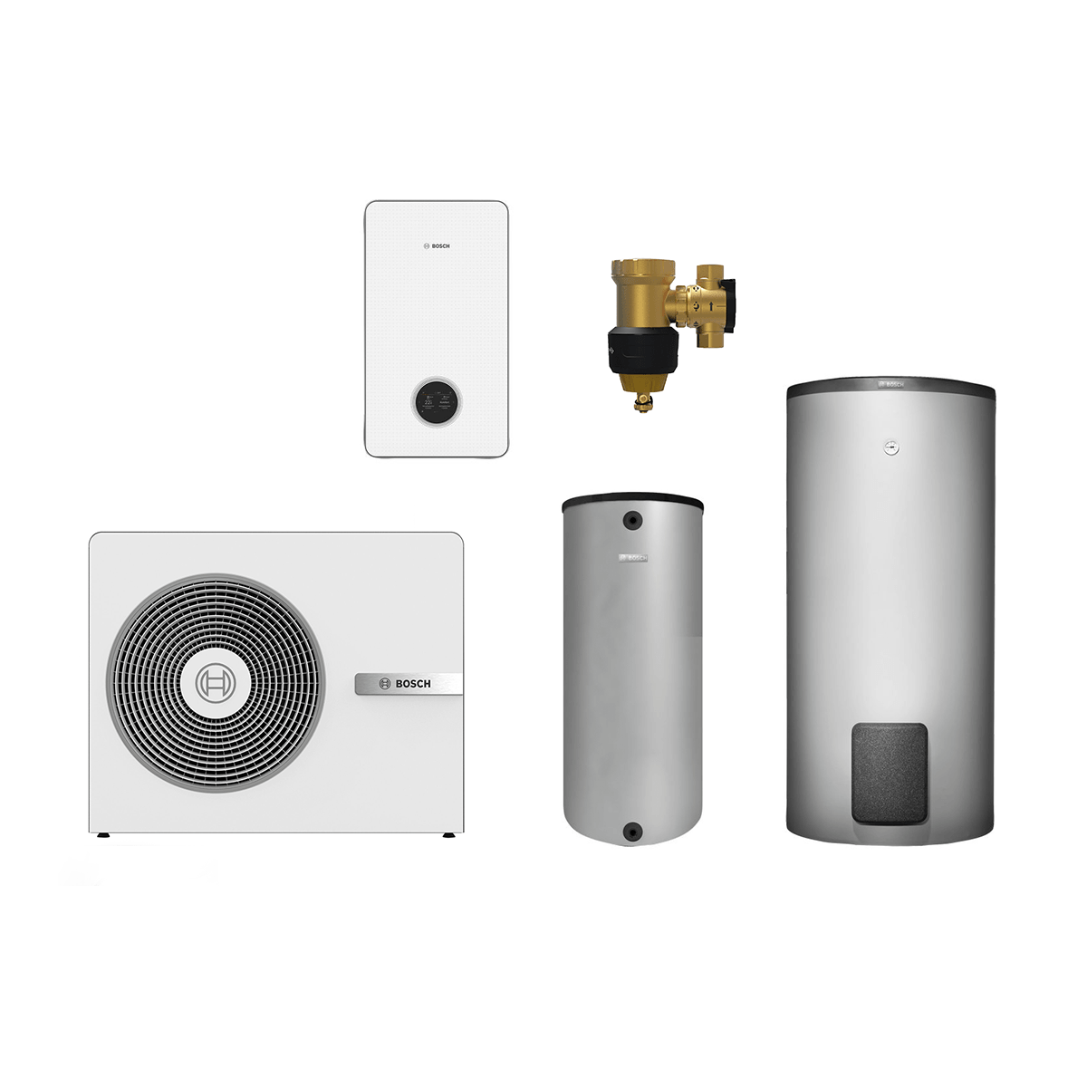 Bosch CS8800iAW 13 kW weiß Komplettsystem mit Kompaktmodul