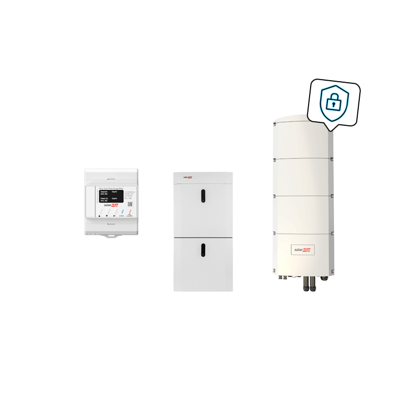 SolarEdge Home Paket mit SE10K-RWB48 und 9,7 kWh