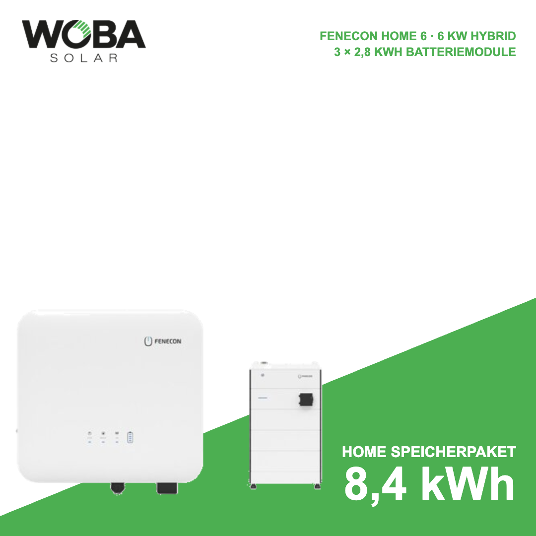 FENECON Home 6 kW Speicherpaket mit 8,4 kWh