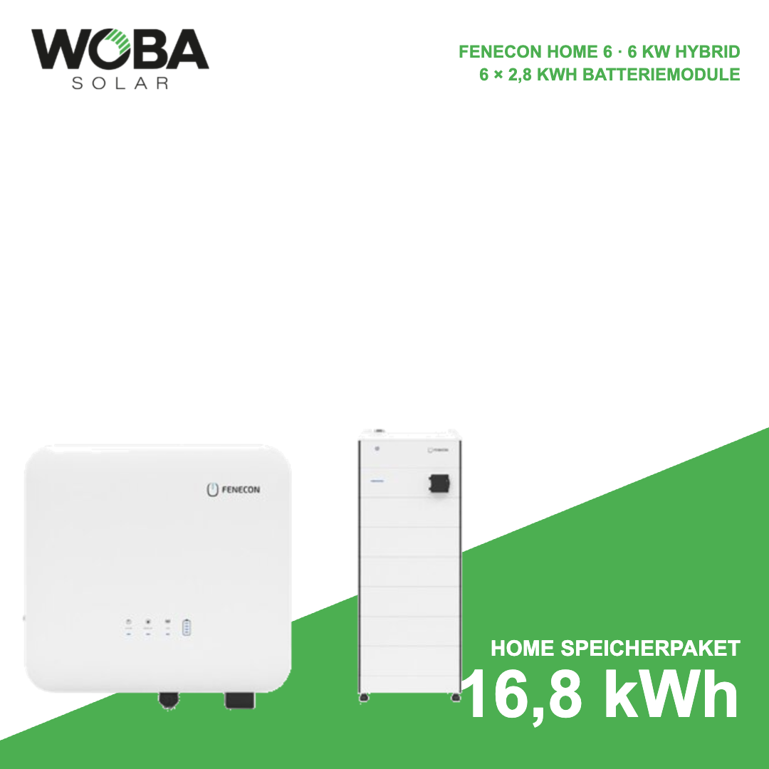 FENECON Home 6 kW Speicherpaket mit 16,8 kWh