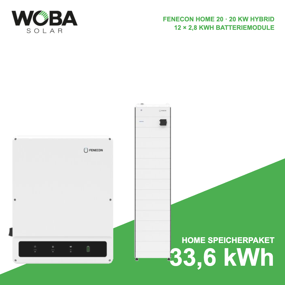 FENECON Home 20 kW Speicherpaket mit 33,6 kWh