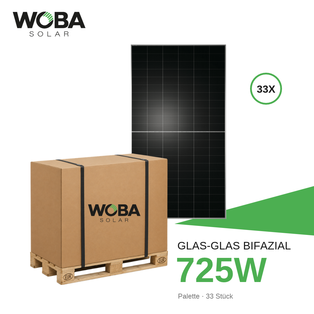 TW Solar TWMNF-66HD 725W – Palette 33 Stück