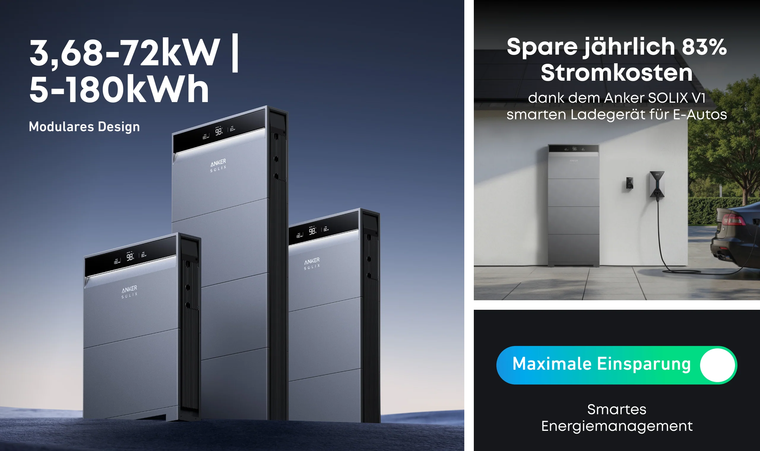 ANKER SOLIX X1 All-In-One Batteriespeicher