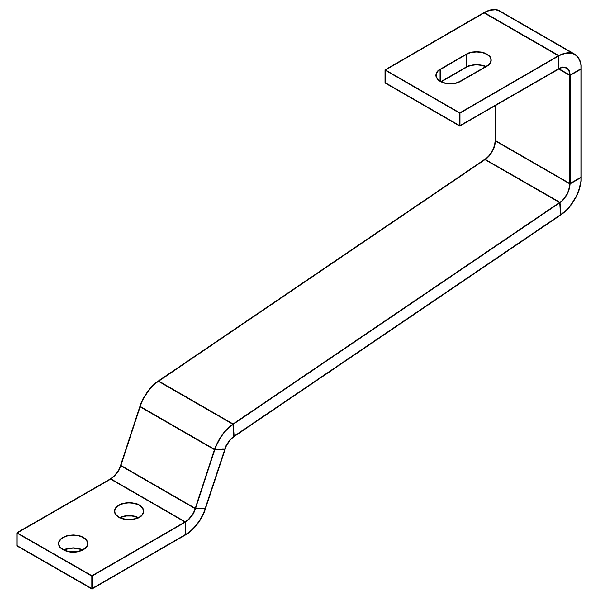 K2 Dachhaken Biberschwanz 6x40/H33mm M10 A2 - Unterkonstruktion
