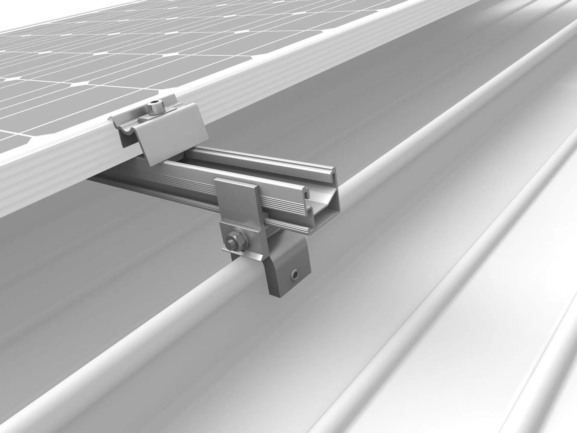 K2 SeamClamp CF:x Single Round/Snap/Standing - Unterkonstruktion