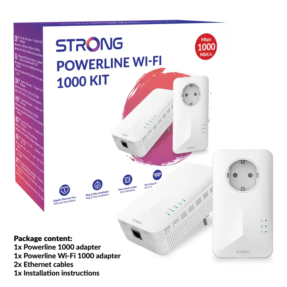 STRONG Powerline 1000 Duo Wi-Fi EU V2