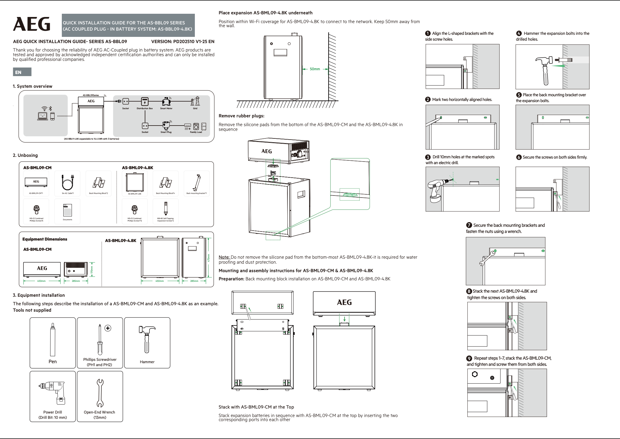 AEG Plug & Play Speicher AS-BBL09