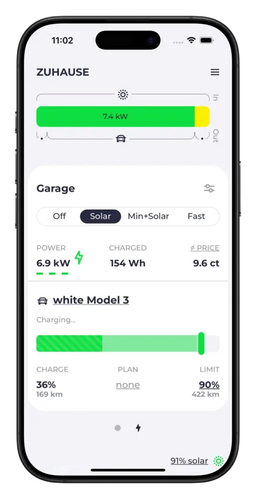 HEMS Pro App Wallbox-Steuerung PV-Überschussladen