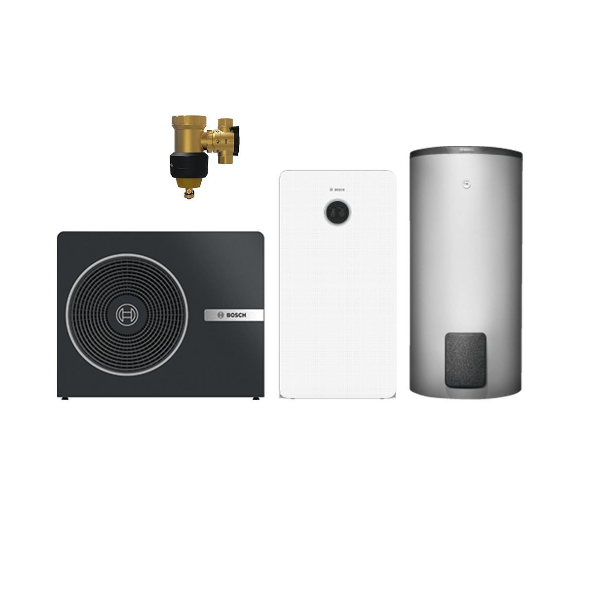 Bosch CS8800iAW 13 kW schwarz Komplettsystem mit integriertem Puffer