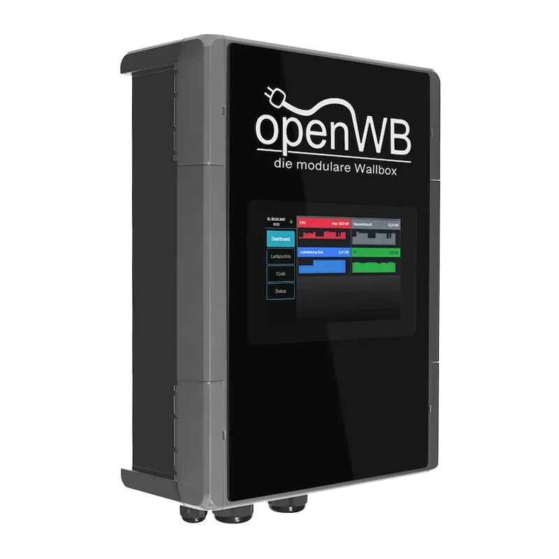 openWB Pro+ mit 7” Touchscreen Display