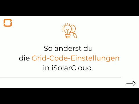 Sungrow Tech-Tipp: So änderst du Grid Code Einstellungen in iSolarCloud