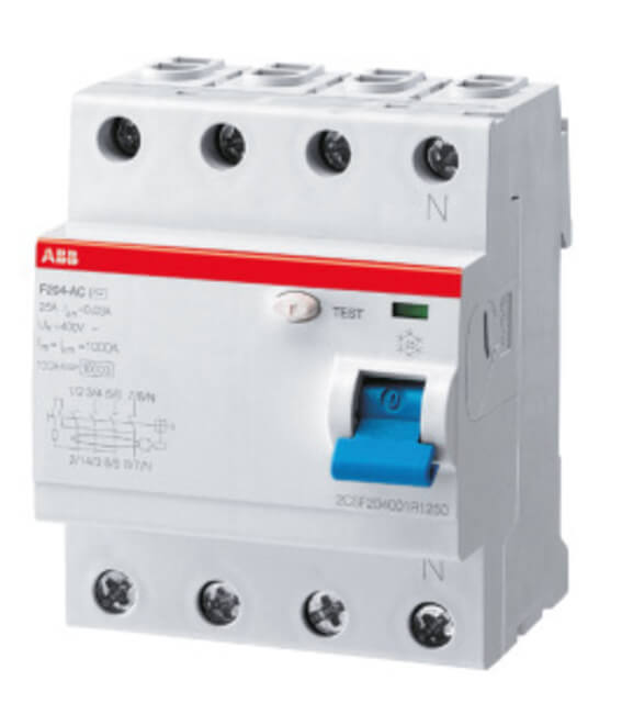 ABB Fehlerstrom-Schutzschalter 40A 4-polig 30mA Typ A