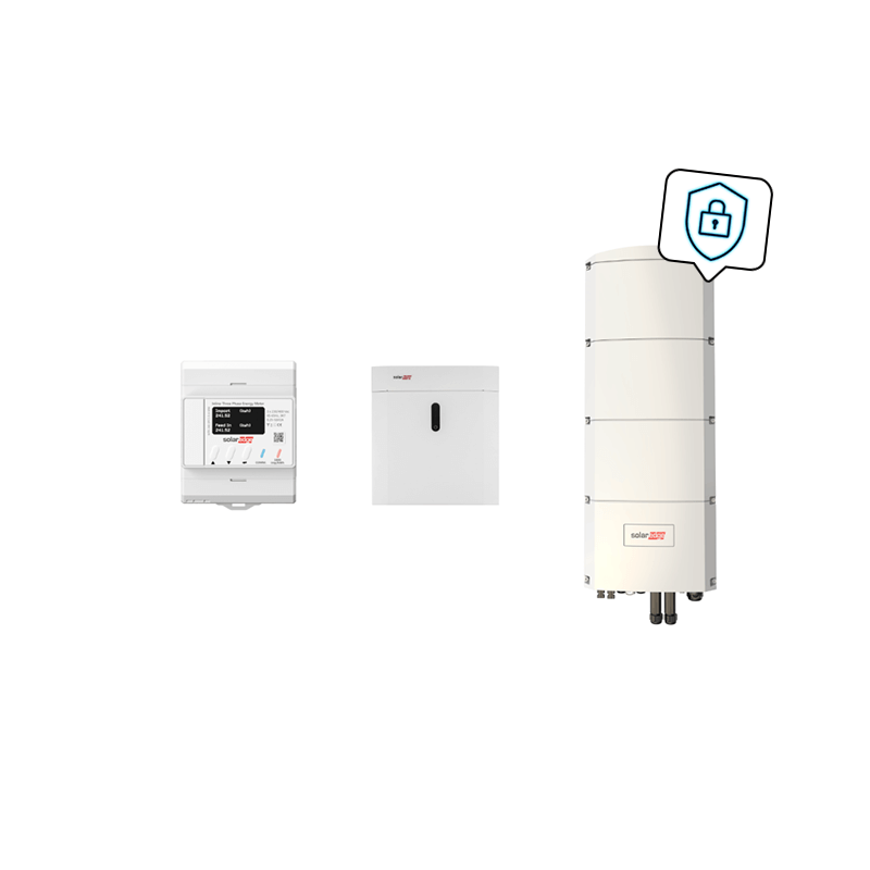 SolarEdge Home Paket mit SE10K-RWB48 und 4,85 kWh