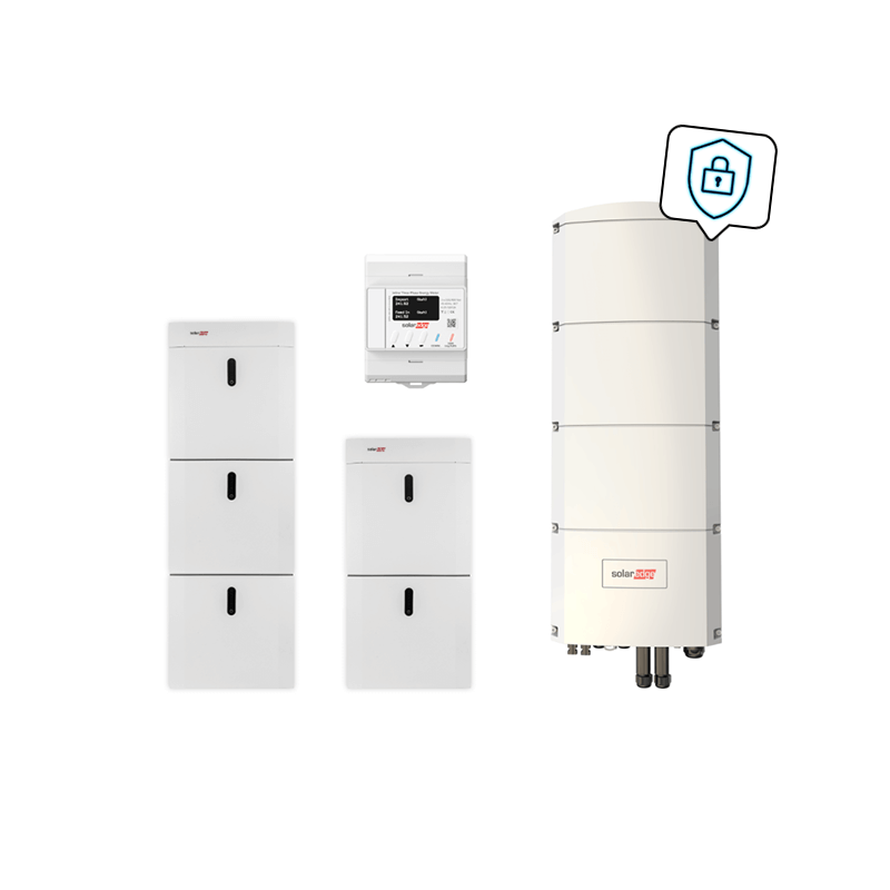 SolarEdge Home Paket mit SE10K-RWB48 und 24,25 kWh