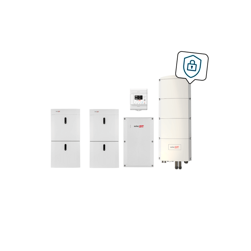 SolarEdge Home Ersatzstrom Paket mit SE8K-RWB48 und 19,4 kWh