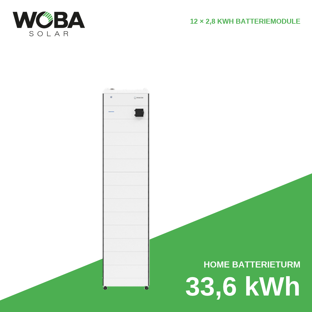 FENECON Home PV Batterieturm mit 33,6 kWh
